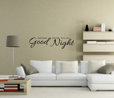 Sweet Dreams Sleep Apretado Buenas Noches Pegatinas de Pared Calcomanía Decoración del Hogar Cita Reino Unido zx72
