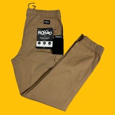 Pantalones Mossimo Para Hombre Talla Pequeña Superior Estándar Elastizados Calce Clásico Carga Beige