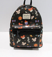 Mini mochila Loungefly Halloween golosinas bocadillos parques Disney nueva con etiquetas