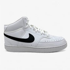 Zapatilla deportiva Nike Court Vision Mid NN blanca negra para hombre