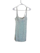 Nuevo con etiquetas Vestido Glamoroso Para Mujer Pequeño Blanco Iridiscente Lentejuelas Bodycon Mini Fiesta