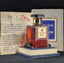My Sin de LANVIN 1960 1/2 fl oz [15 gr] Extrait/Pure Parfum, Splash, Sellado, COMO NUEVO