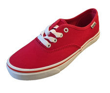 Zapatillas mujer MTNG by MUSTANG 55638 Canvas Fino Rojo | Low Top lona zapatos