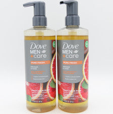 Champú 2 en 1 Dove Men + Care Pure Fresh + paquete de 2 acondicionadores botella Ea de 17,5 oz