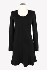Patrizia Pepe Damen Kleid Gr. 36 (IT 42) Schwarz NEU Kleid Shiftkleid Shirtkleid
