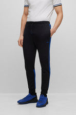 Pantalones de chándal Boss para hombre con cinta a rayas laterales, estilo # Hadiko 1 - 50493505, talla L