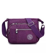 Bolso Mensajero Para Mujer Bolsa DE Hombro De Tela Impermeable MOda Casual Chica