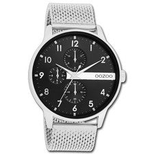 Oozoo Reloj Hombre Relojes Analógico Metal Plata UOC11301
