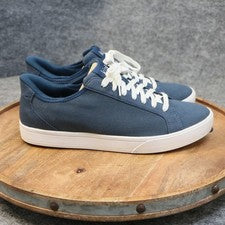 Tenis deportivos Kizik Irvine para hombre talla 9 EE. UU. Tidepool azul lona manos libres