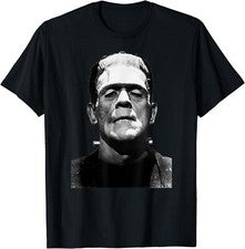 Camiseta Clásica Halloween Monstruo Película de Terror Frankenstein Monstruo, S-5XL