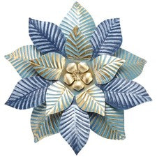 Arte de pared de metal colgante de flores delicadas decoraciones para colgar para el hogar