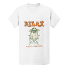 Camiseta estilo vintage Chill Pug - Relax Nothing Is Under Control Pug Tee