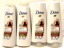 (4) Champú y acondicionador Dove Repair aceites de argán coco y marula 12 oz Ea. 2 juegos