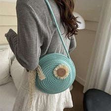 Bolso Bandolera Mujer, Hecho a Mano, Bolso Boho Decorativo para Fiestas,