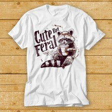 Camiseta de regalo de mapache linda pero salvaje Best Seller Best Seller Meme 1955