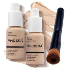 Base Corrector PHOERA® Cobertura Completa Maquillaje Mate Iluminar Larga Duración Reino Unido