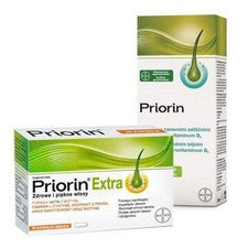 Tratamiento Extra Crecimiento Cabello Priorin 30 Cápsulas + Champú 200ml Cuidado de la Pérdida del Cabello