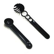 Juego de herramientas de cocina Kamenstein de 2 piezas: cuchara cucharada de bola de melón y tenedor de pasta de espague