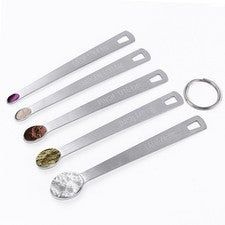 Juego de cucharas medidoras 5 piezas 11,5 cm compacto ayudante de cocina