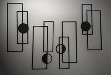 Juego de 4 piezas de arte de pared abstracto decoración de pared moderna para sala de estar dormitorio hogar