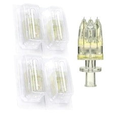 5-100 piezas 5 pines cristal múltiples puntas reemplazar aguja para belleza facial cuidado de la piel herramienta