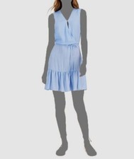 Vestido para mujer INC International Concepts azul con sobrepelliz talla M