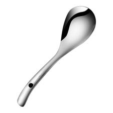 Cuchara de servir de acero inoxidable pulido con espejo para arroz y sopa 304 grados 23 cm