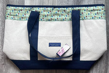 Bolso de Mano Enfriador de Lona NACS Colección Personalizada Vineyard Vines Nuevo con Etiquetas