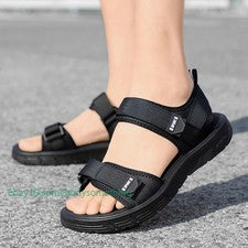 Sandalias de verano para hombre ligeras cómodas sin cordones planas informales zapatos de playa calzado