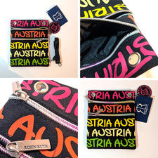 Mini bolso bandolera Robin Ruth Austria Be Noted descontinuado multi bolsillo arte