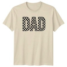 Camiseta de papá para hombre a cuadros carreras paternidad día del padre regalo para él