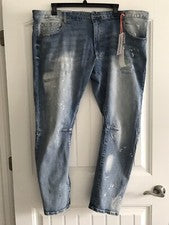 NUEVO CON ETIQUETAS SMOKE RISE DNMCO. ESTILO ALGODÓN#: JP21737BR BOLSILLOS HOMBRE JEANS TALLA 48/32