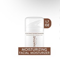 Loción facial hidratante Native Facial Care 1,7 OZ coco + vitamina B3