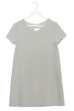 Vestido de verano mujer MNG manga corta rayas casual blanco negro talla 36