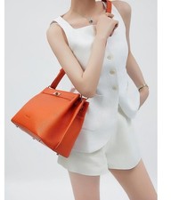 VICTORIA HYDE Allá Mujer Cartera Hombro Bolso de Viaje + Bolsa NARANJA