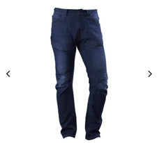 Pantalones de mezclilla elásticos impermeables 4D índigo azul marino trabajador FieldCore moda Japón