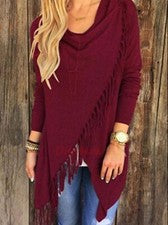 Moda Para mujeres Blusa Suelta Manga Larga Algodón Camisa Túnica Prendas para el torso Blusa Informal