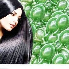 Suero de biotina súper largo para cabello 120 cápsulas vitamina E crecimiento del cabello tratamiento más rápido y largo