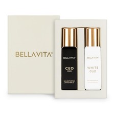 BELLAVITA CEO Man & White Oud 2x20 ml | Woody Spicy Citrus Unisex EDP