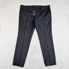 Pantalones Joop Para Hombres 28 W44 L32 Gris Blayr Traje Modular Calce Ajustado Lana Elastizado Forrado