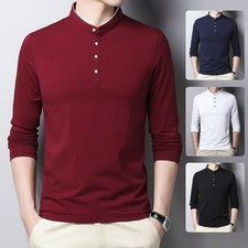 Larga Hombre Mejores Camisas Manga Informal Camisa Ropa Moda Para Hombres Algodón