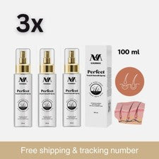 3x Perfect Touch Spray Suave Crecimiento del Cabello Raíz del Cabello Cuidado del Cabello Fino 100 ml KHUNMAI