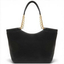 Moda Love Moschino Bolso Shopping Grs Mujer Negro y Oro en Eco-Piel