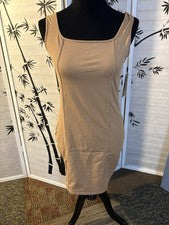 Nuevo con etiquetas Vestido Wild Fable Para Mujer Sin Mangas Costuras Bodycon Camel Talla L ENVÍO GRATUITO