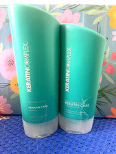 CHAMPÚ KERATIN COMPLEX KERATIN CARE + ACONDICIONADOR 13,5 oz Duo NUEVO + SELLADO