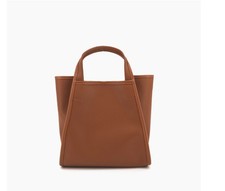 Bolso Bandolera LIKE DREAMS Hana Cuero Vegano Mujer - Marrón Tostado Coñac~