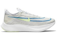 Talla 13 - Nike Zoom Fly 4 Summit Blanco Imperial Azul Lima Brillo CT2392-100