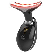 Masajeador facial LED de luz roja IPL dispositivo de belleza para rejuvenecimiento de la piel y levantamiento de cuello