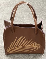 BOLSO DE MANO MUJER IMITACIÓN CUERO GUIJARROS