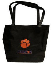 Bolso de Mano Clemson University Tigers Negro de Sandol Living Moda Nuevo